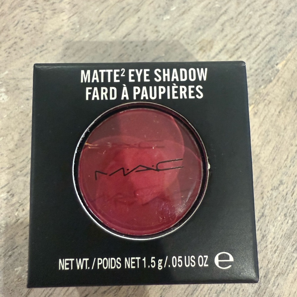 MAC Cosmetics Red Eyeshadow Matte Finish